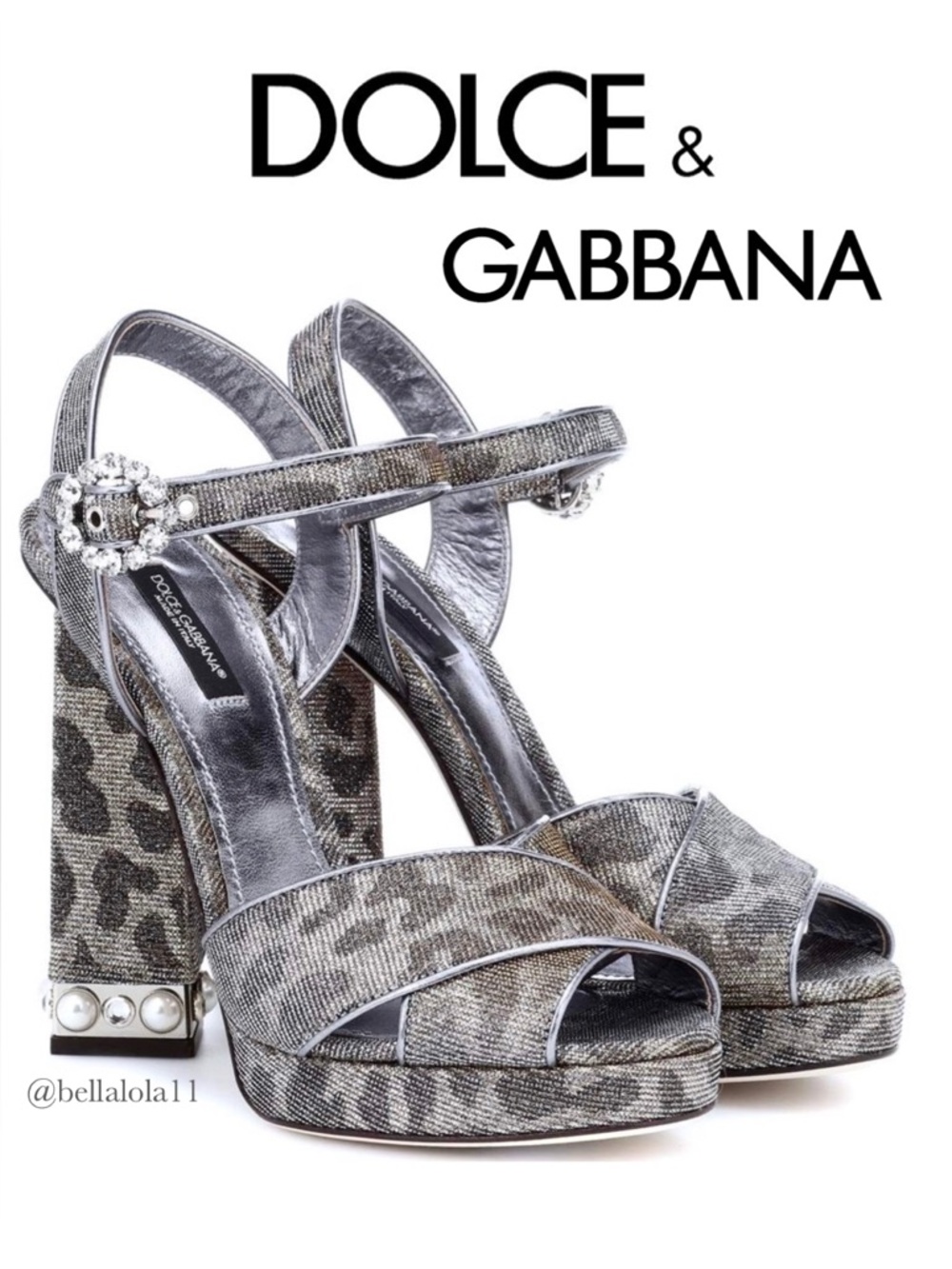 AUTHENTIC DOLCE & GABBANA ALTA MODA RUNWAY HEELS